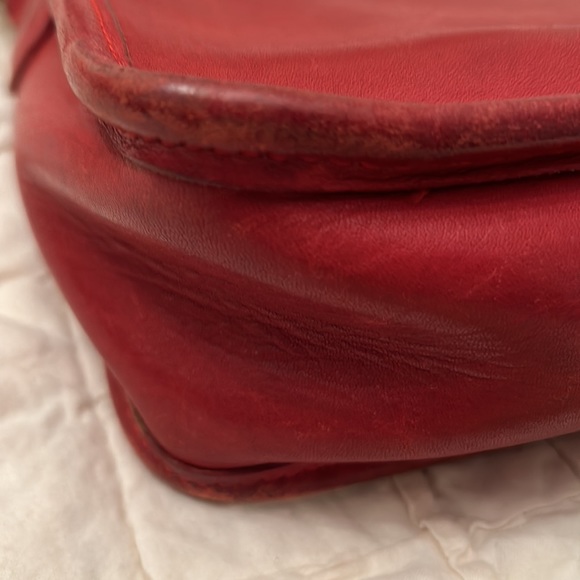 Vintage Red Coach Purse - Picture 11 of 11